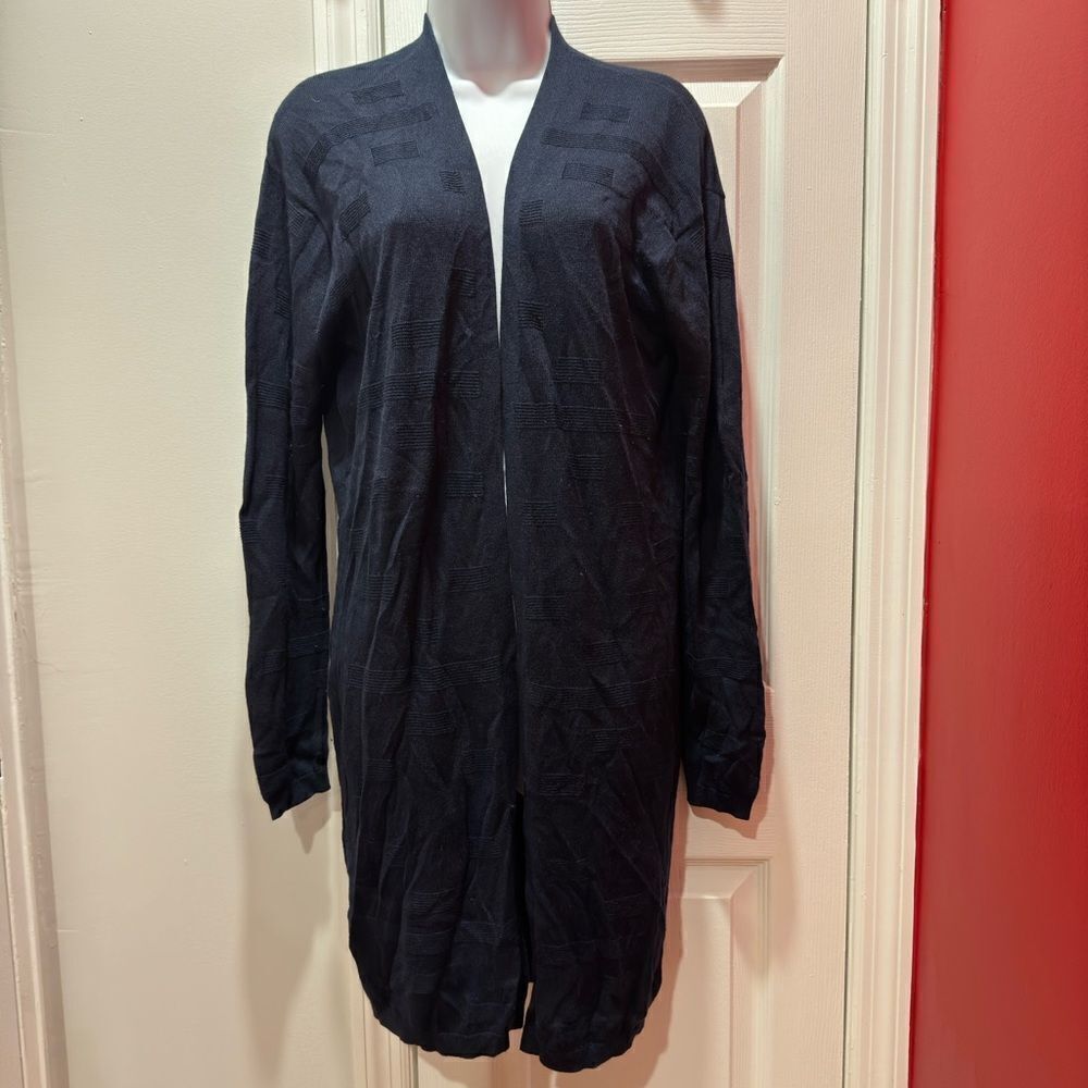 Pendleton long open front cardigan sweater size M‎